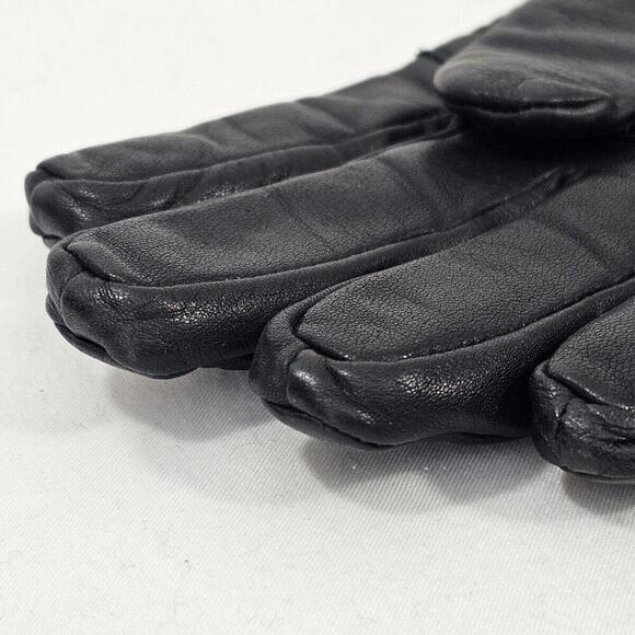 Olympia Black Leather Motorcycle Riding Gloves Mens Size Small - Picture 7 of 7